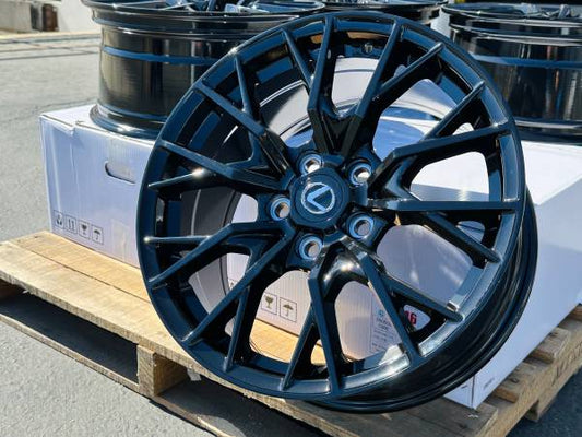 New Black 17" Rim Wheel 5X114.3 ET45 Fits: Lexus IS250 IS300 IS350 IS200H