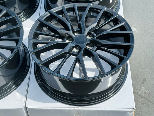 NEW 19" Rim Black Wheel 5x114.3 fits: 2005-2025 Toyota Camry and Avalon